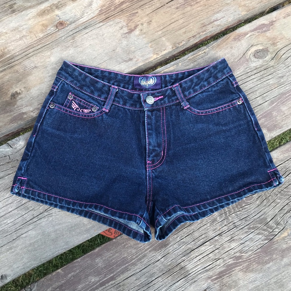 Vintage Y2K Angels Jean Short Size 3